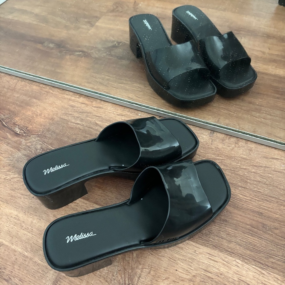 Melissa "shape" Gelly Platform Sandals